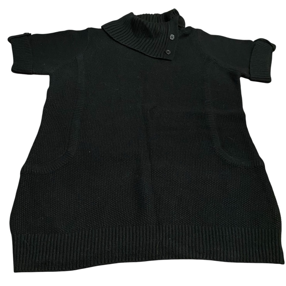 Addition Elle Short Sleeves Sweater in Black